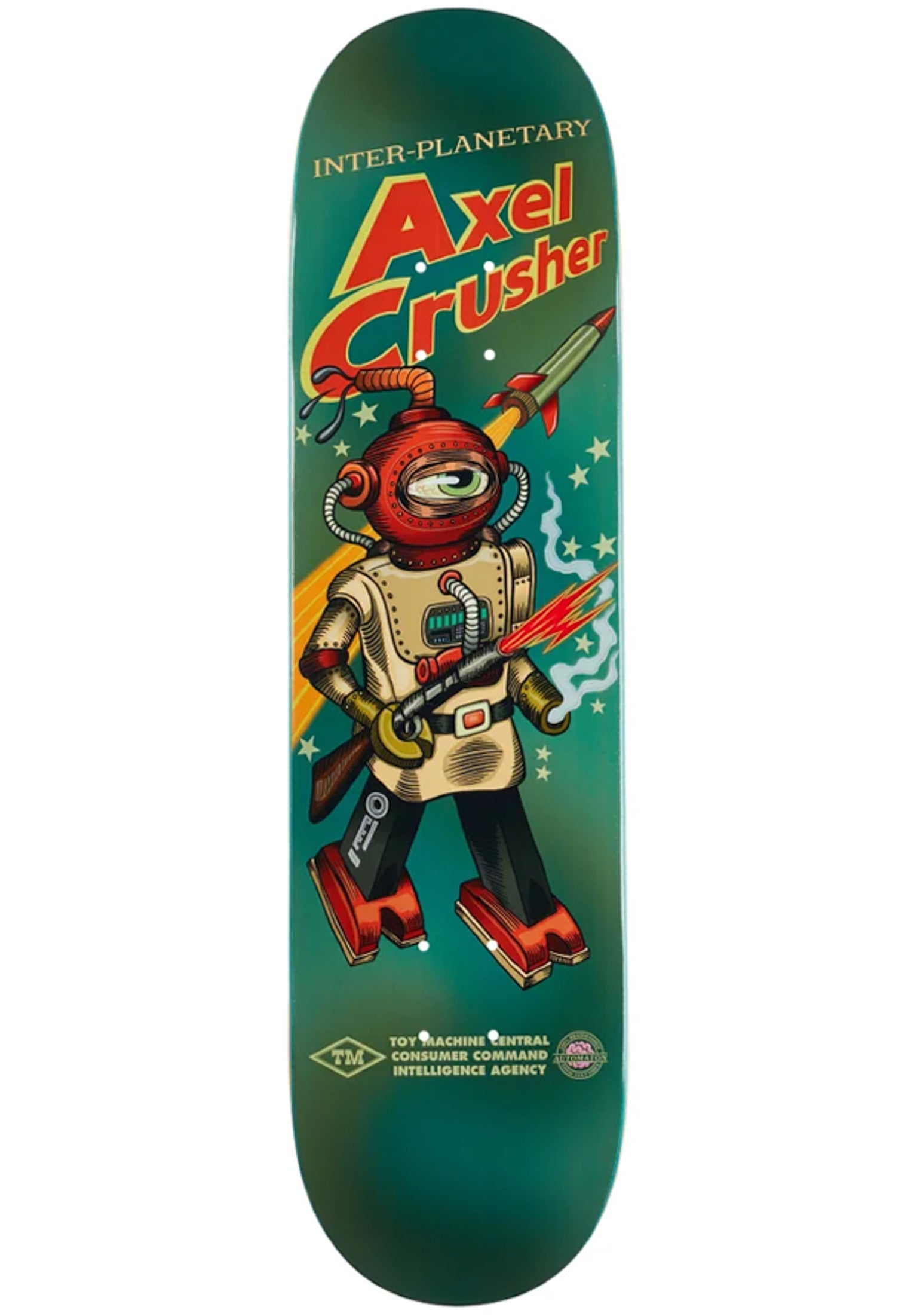 Robot Series Toy-Machine Deck in Axel – TITUS