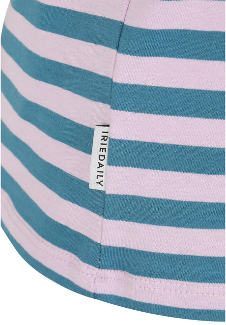 iriedaily Stripe Basic Camiseta lightmauve – Vista de detalle 1