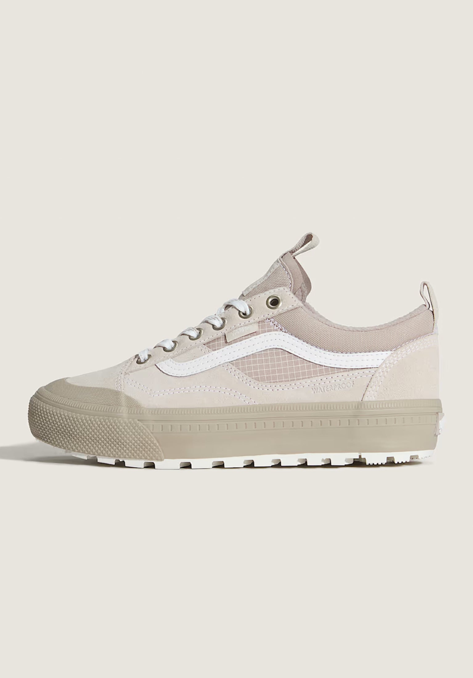 MTE Old Skool Waterproof Insulated Vans Chaussures Femme en stone