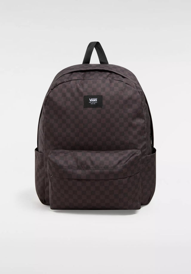 Old Skool Check Backpack black-charcoal Vorderansicht