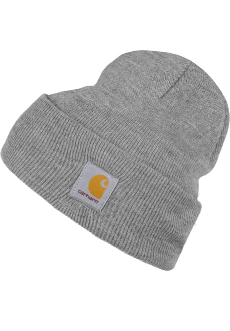 Acrylic Watch Hat greyheather Vorderansicht