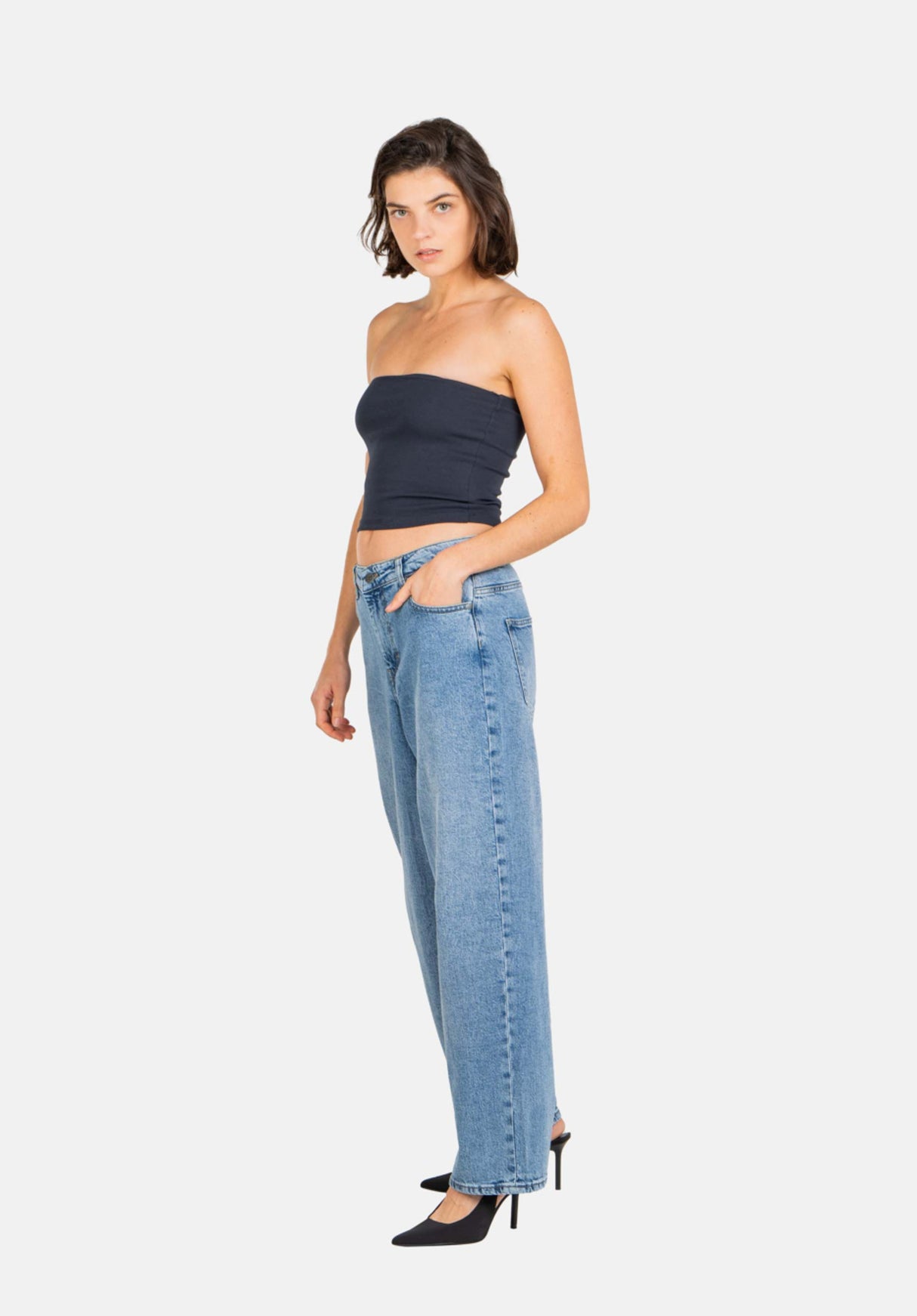 Women Chloé Baggy classicmidblue Rueckenansicht