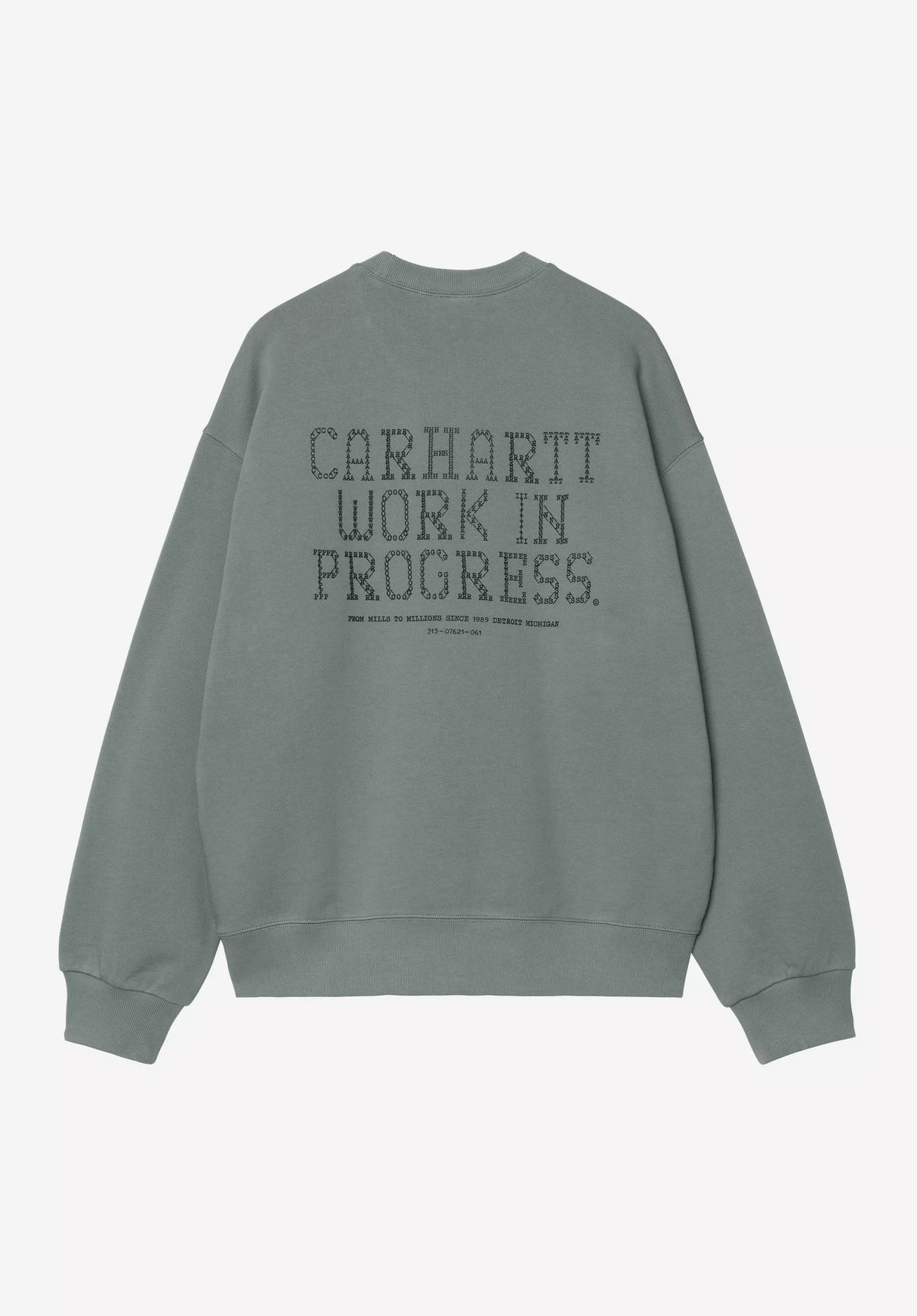 Punched velvet-green Vorderansicht