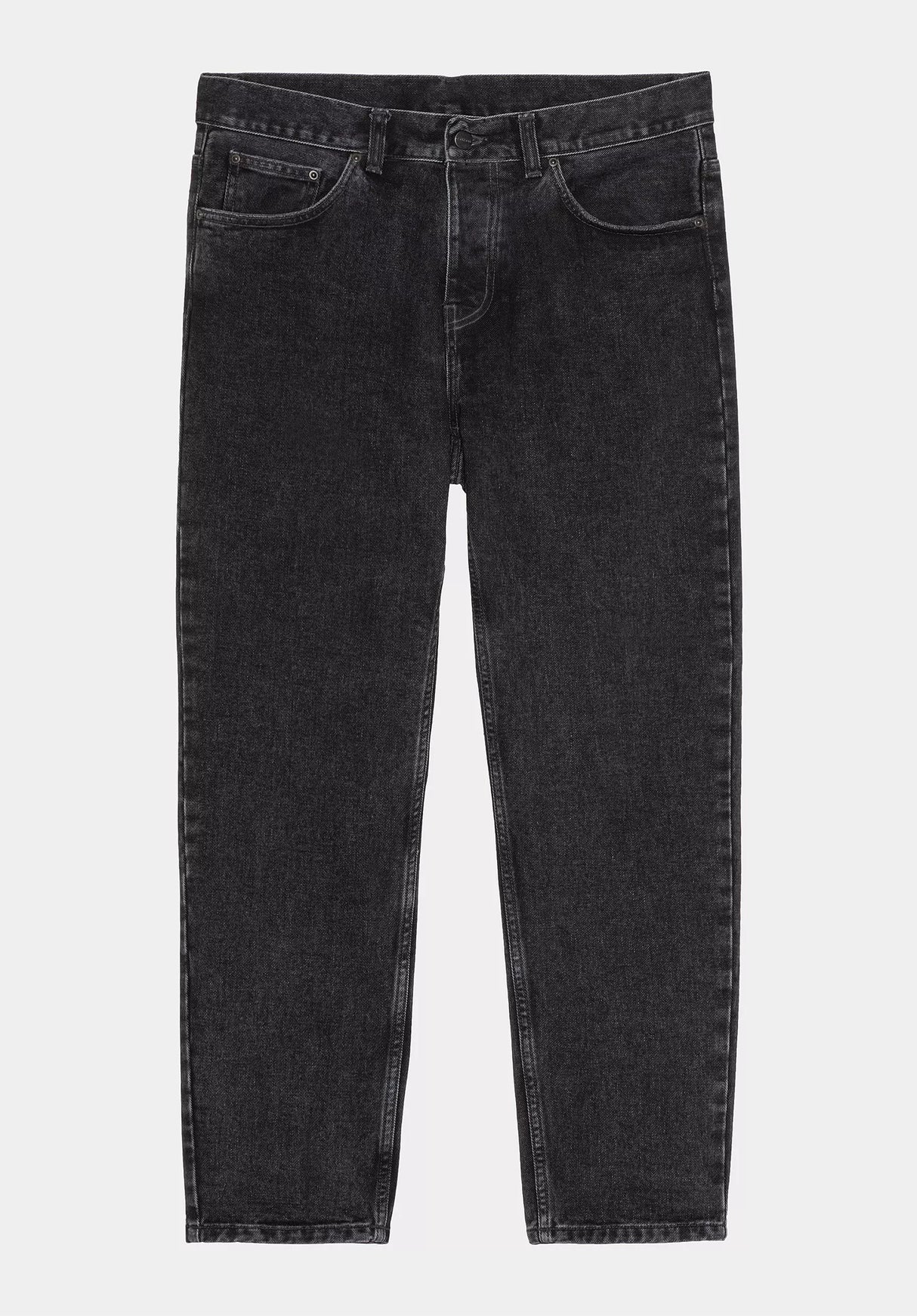 Newel Pant (Cropped) blackstonewashed2 Vorderansicht