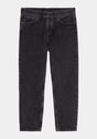 Newel Pant (Cropped) blackstonewashed2 Vorderansicht