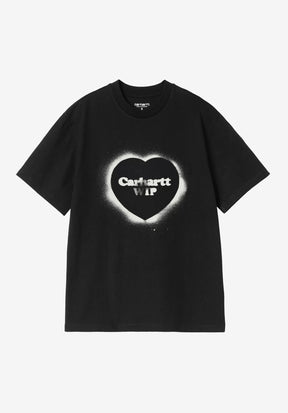 W' Spray Heart black Vorderansicht