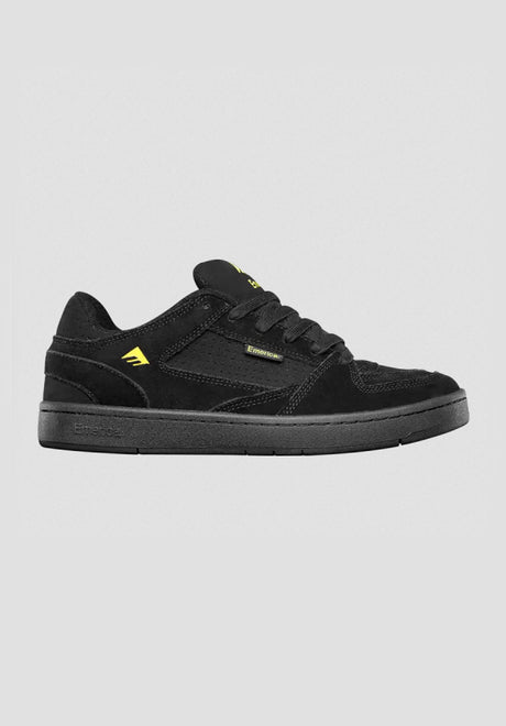Mute black-yellow-black Rueckenansicht