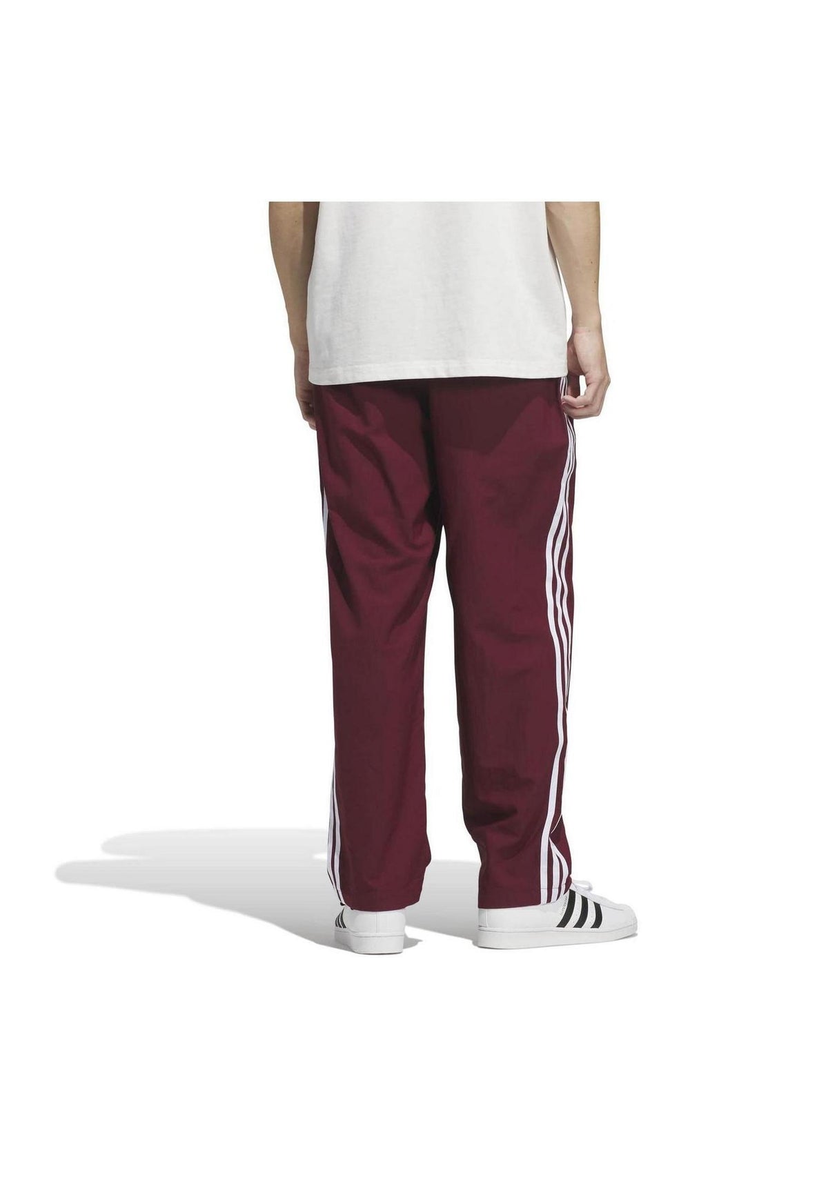 adidas-skateboarding Superfire TK Joggingbukser darkred-white – Set bagfra