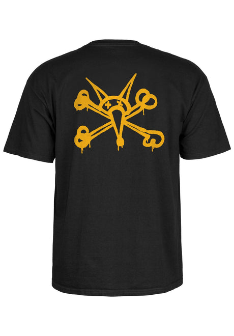 Bones Wheels Vato Rat T-shirt black – Vista posteriore
