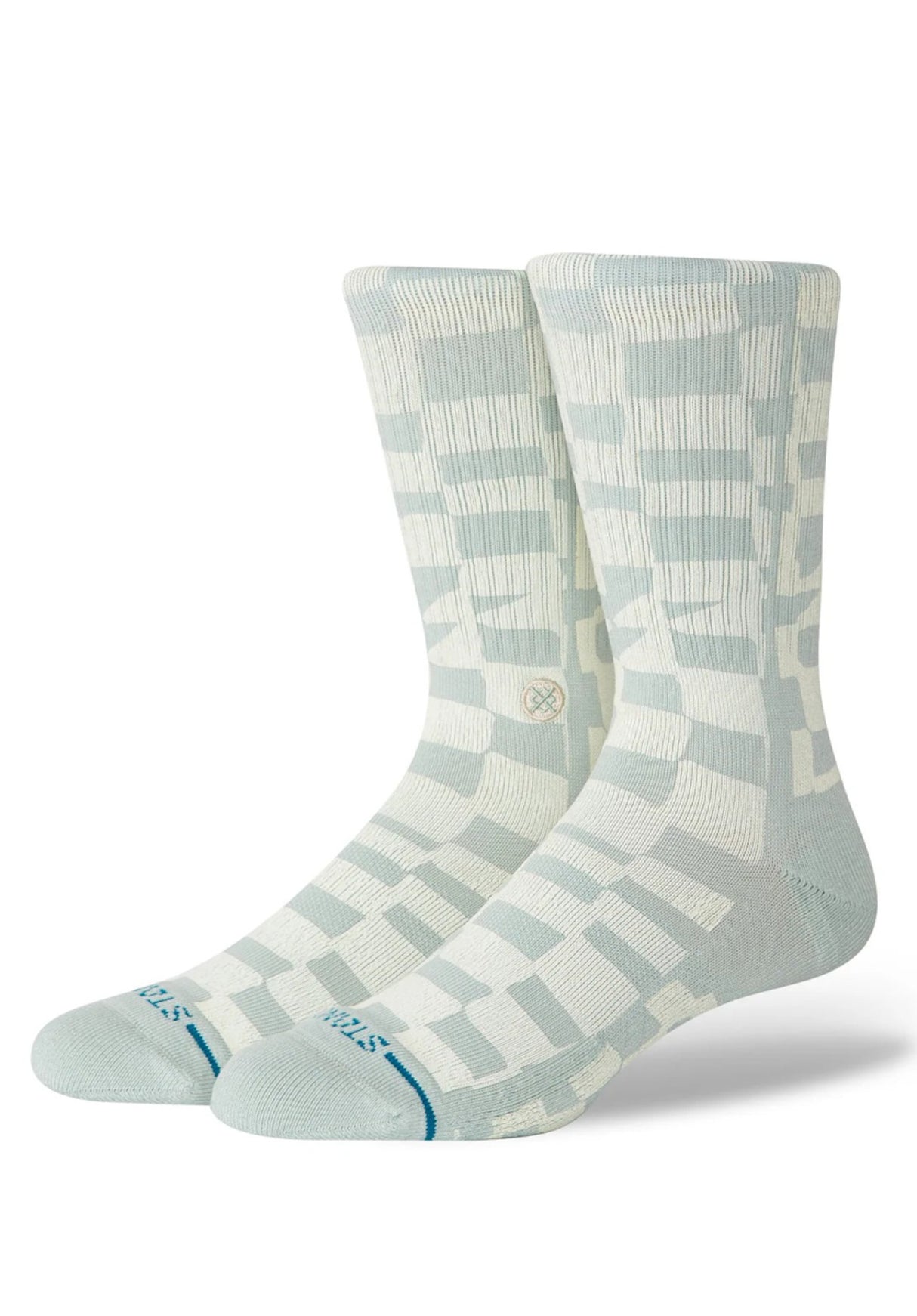 Wave Check Crew paleblue Vorderansicht