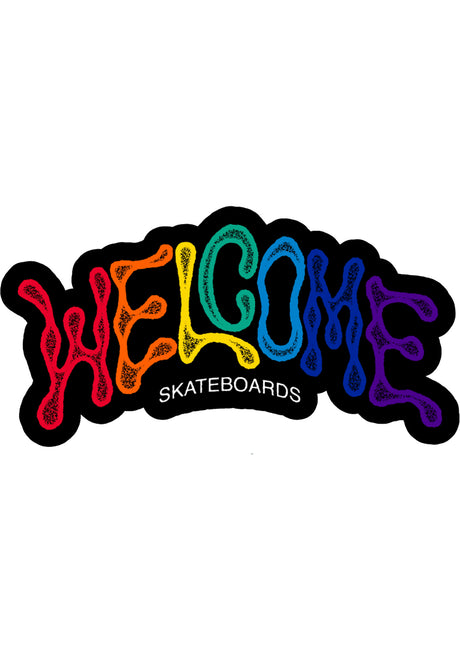 Droop Die-Cut Sticker rainbow Vorderansicht
