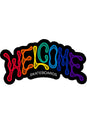 Droop Die-Cut Sticker rainbow Vorderansicht