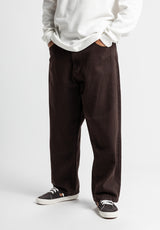 Boogy darkbrown-denim Rueckenansicht
