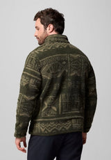Rugged Ridge High Pile Half Zip greenscape Rueckenansicht
