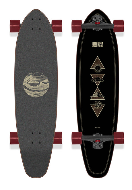 Elements Kicktail 36 black Vorderansicht