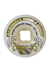 Double Duro Hardline 99A/95A white Vorderansicht