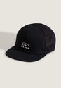 Sidestripe Unstructured Trucker black Vorderansicht