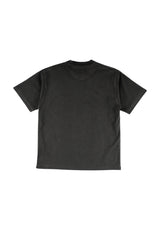 Screen Overprint Knit black-white Rueckenansicht