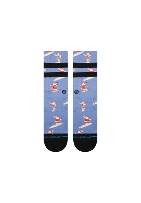 Surfing Santa Crew blue Rueckenansicht