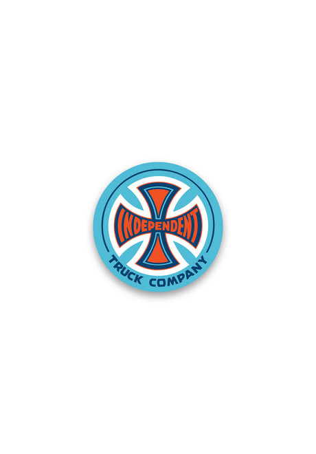 Truck Co Legacy Clear Mylar Sticker 5-Pack blue-orange Vorderansicht