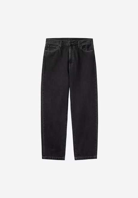 Carhartt WIP Aaron Pant Jeans blackstonewashed2 – Set forfra
