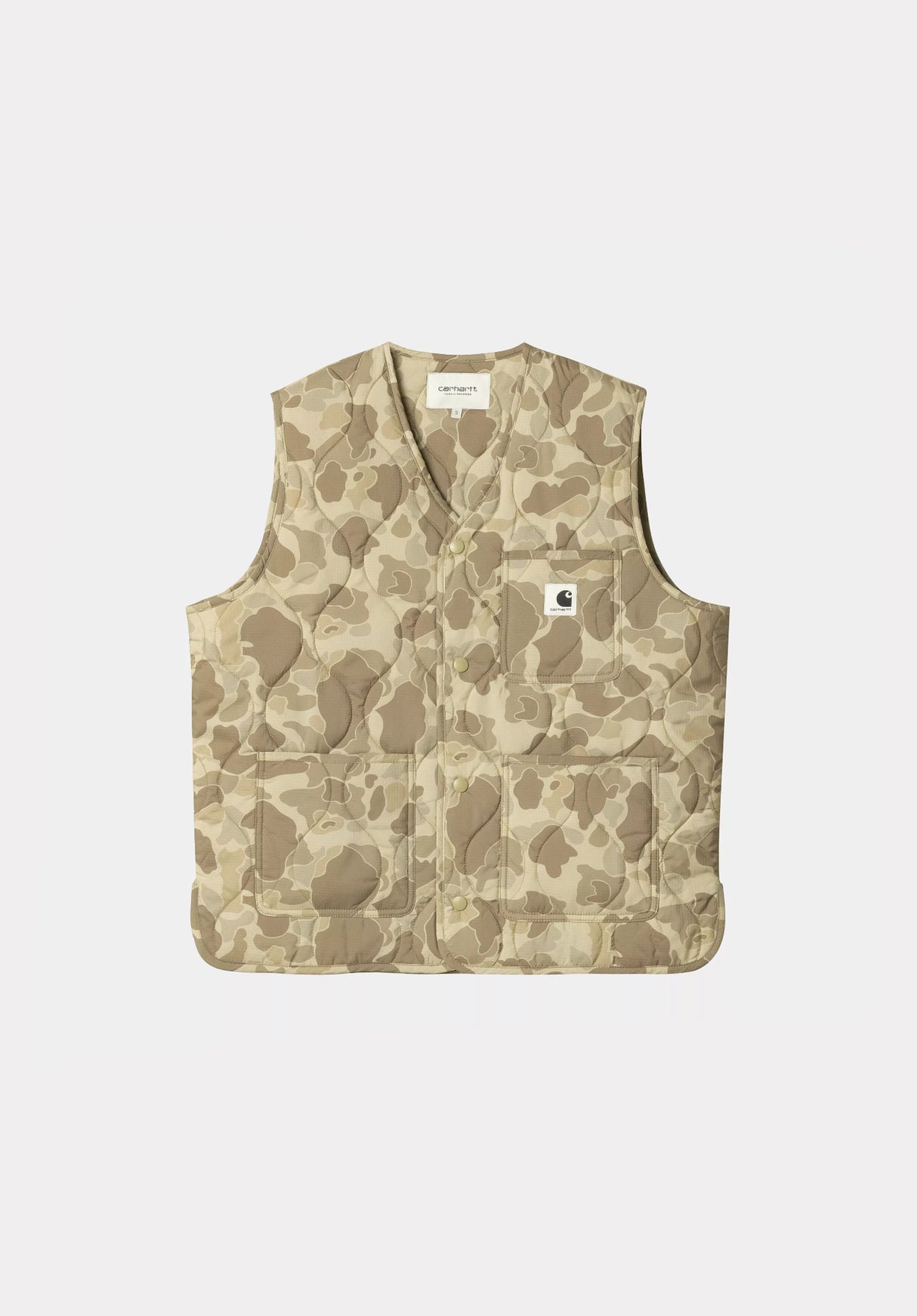 W' Skyler Vest camoduckdesert Vorderansicht