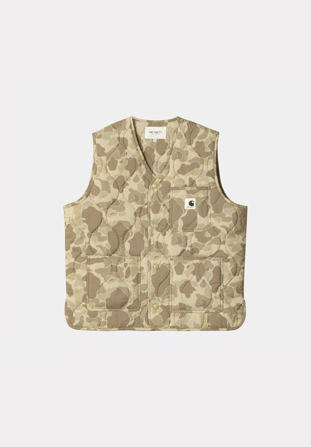 W' Skyler Vest camoduckdesert Vorderansicht