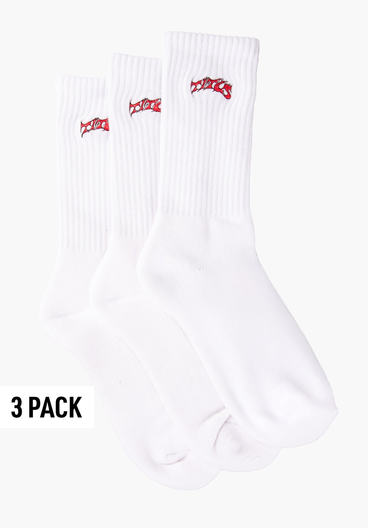 Classic Logo 3 Pack white Vorderansicht