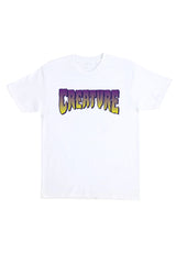 Creature Logo white-purple Vorderansicht