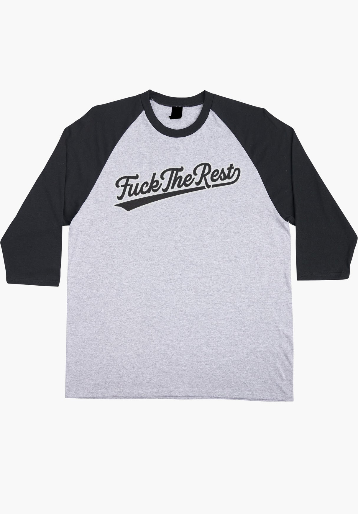 FTR Team 3/4 Sleeve Midweight sport grey-black Closeup1