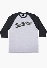 FTR Team 3/4 Sleeve Midweight sport grey-black Closeup1