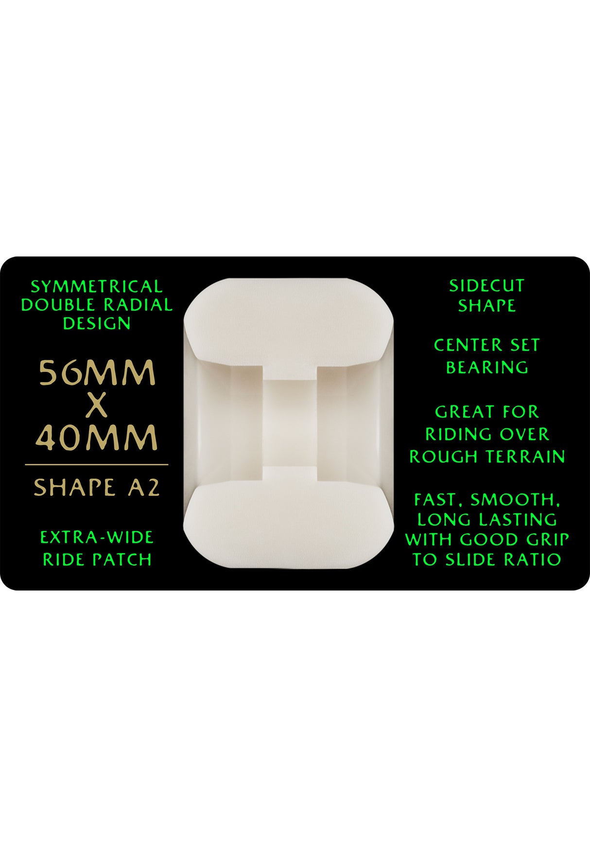 Dragons Blender 88A A2 Symmetrical Extra Wide Ride offwhite Rueckenansicht