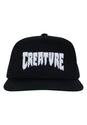 Mono Logo 5-Panel Structured Snapback black Vorderansicht