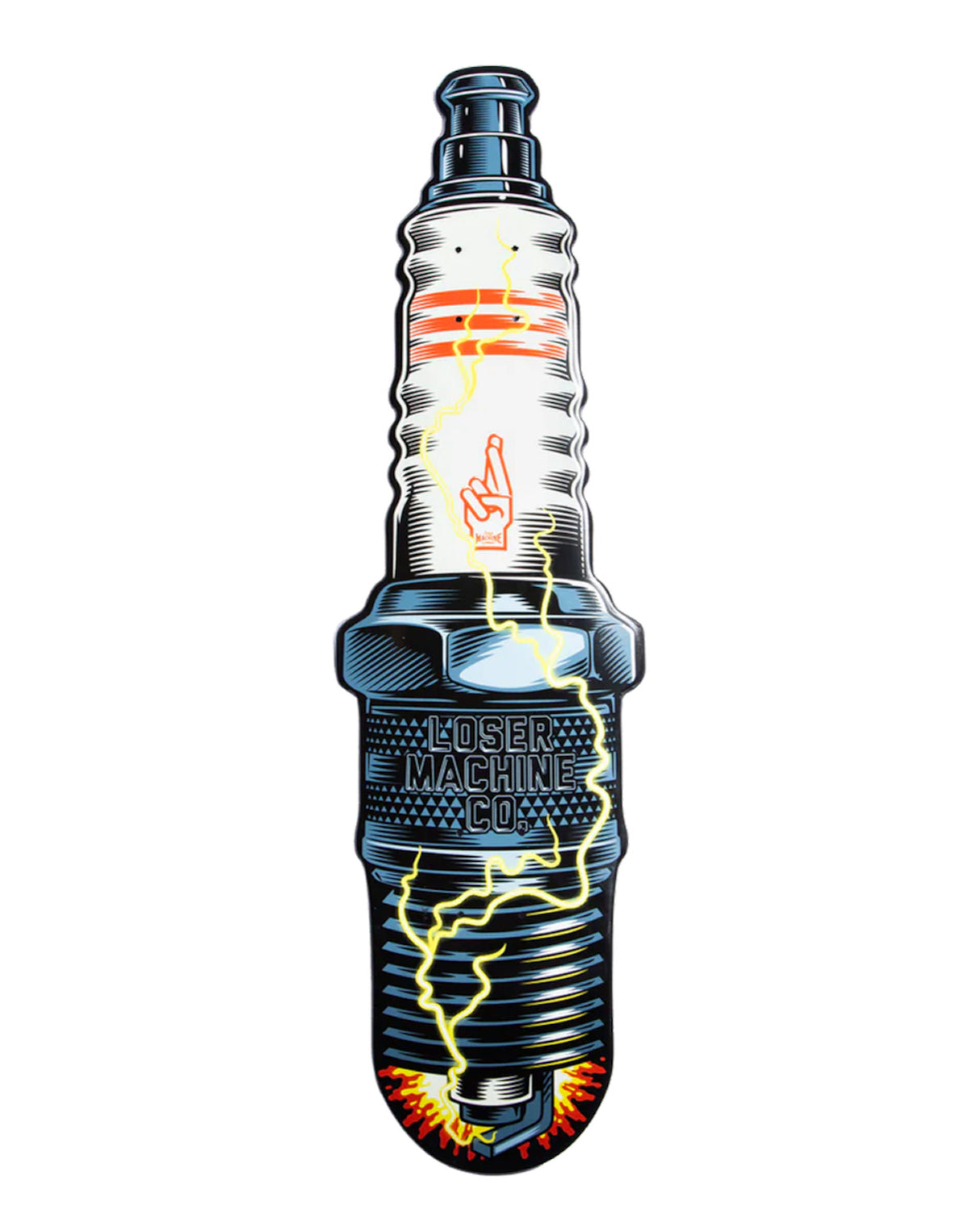 Spark Plug Shaped multicolored Vorderansicht