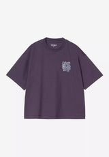 W' S/S Signet lokers-blue Vorderansicht