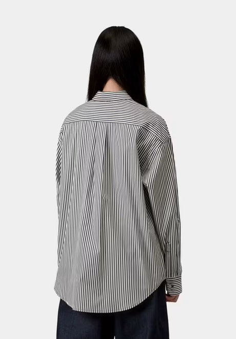 W' L/S Daldry Shirt daldrystripe-black-stripe Rueckenansicht