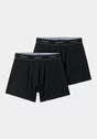Cotton Trunks black-black2 Vorderansicht