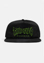 Metal Snapback black Vorderansicht