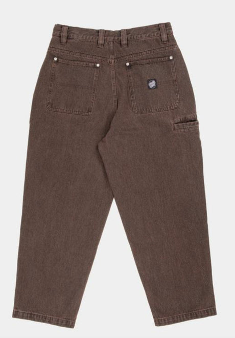 Santa-Cruz Railroad Jeans coffee – Vue de dos