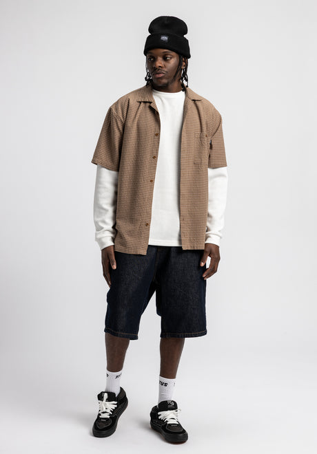 Pit beige-checked Oberansicht