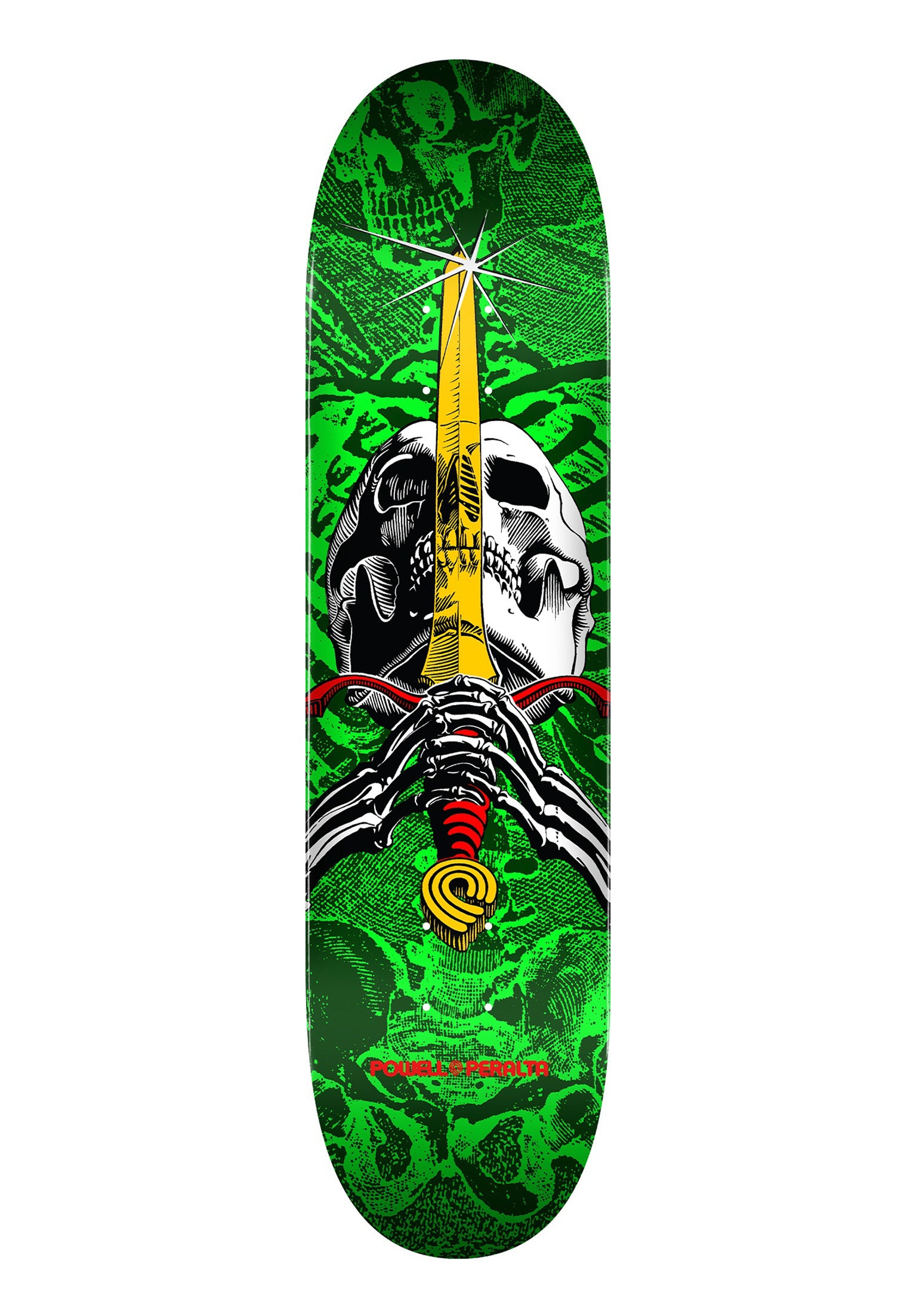 Skull & Sword Birch Powell-Peralta Deck in green – TITUS