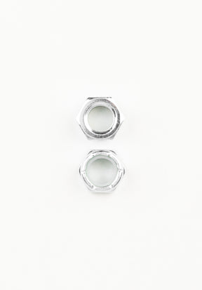 Kingpin Nuts Set of 2 silver Vorderansicht
