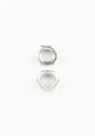 Kingpin Nuts Set of 2 silver Vorderansicht