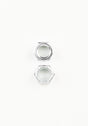 Kingpin Nuts Set of 2 silver Vorderansicht