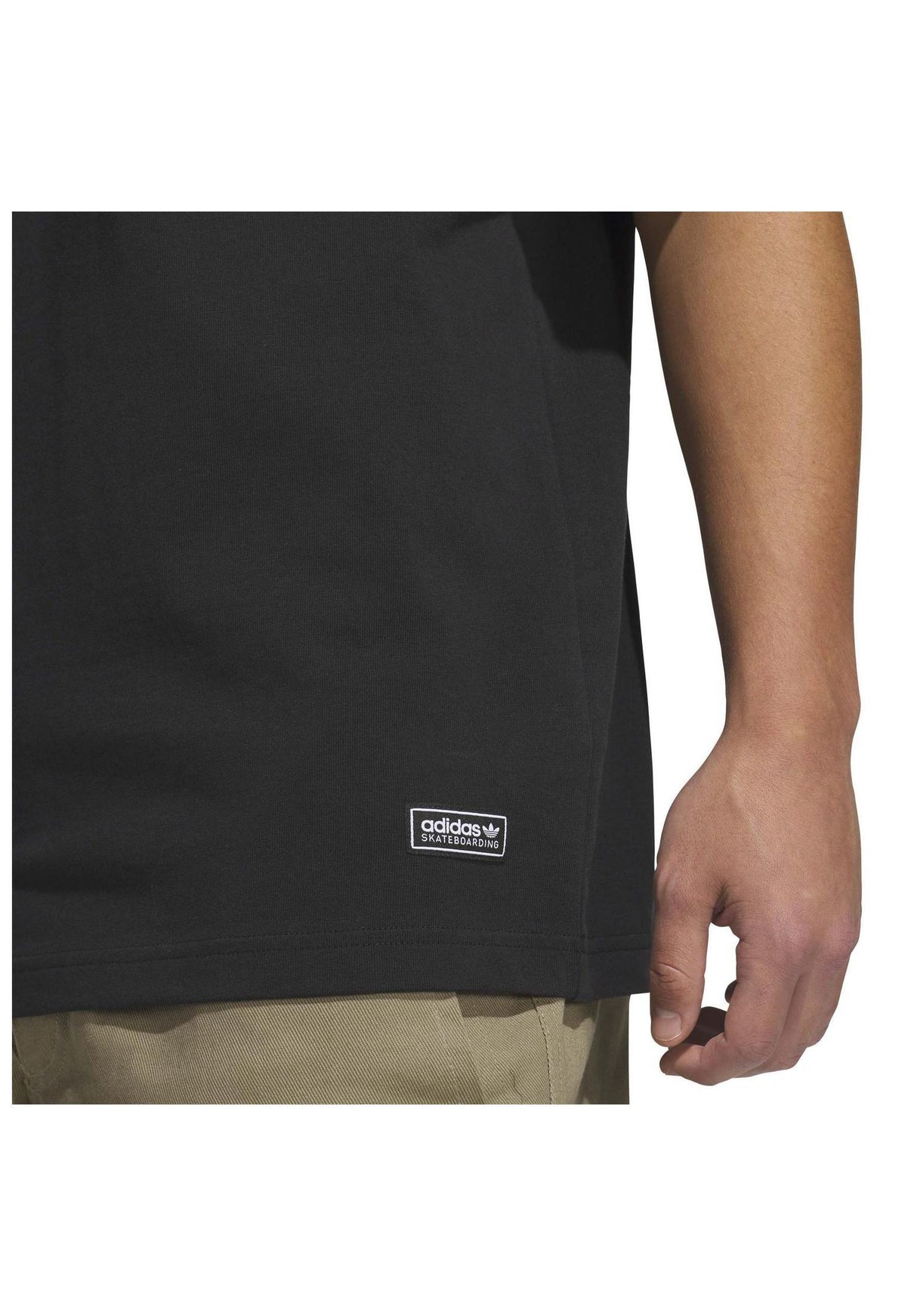 adidas-skateboarding FSBS Ringer T-Shirt black-khaki – Detail view 2
