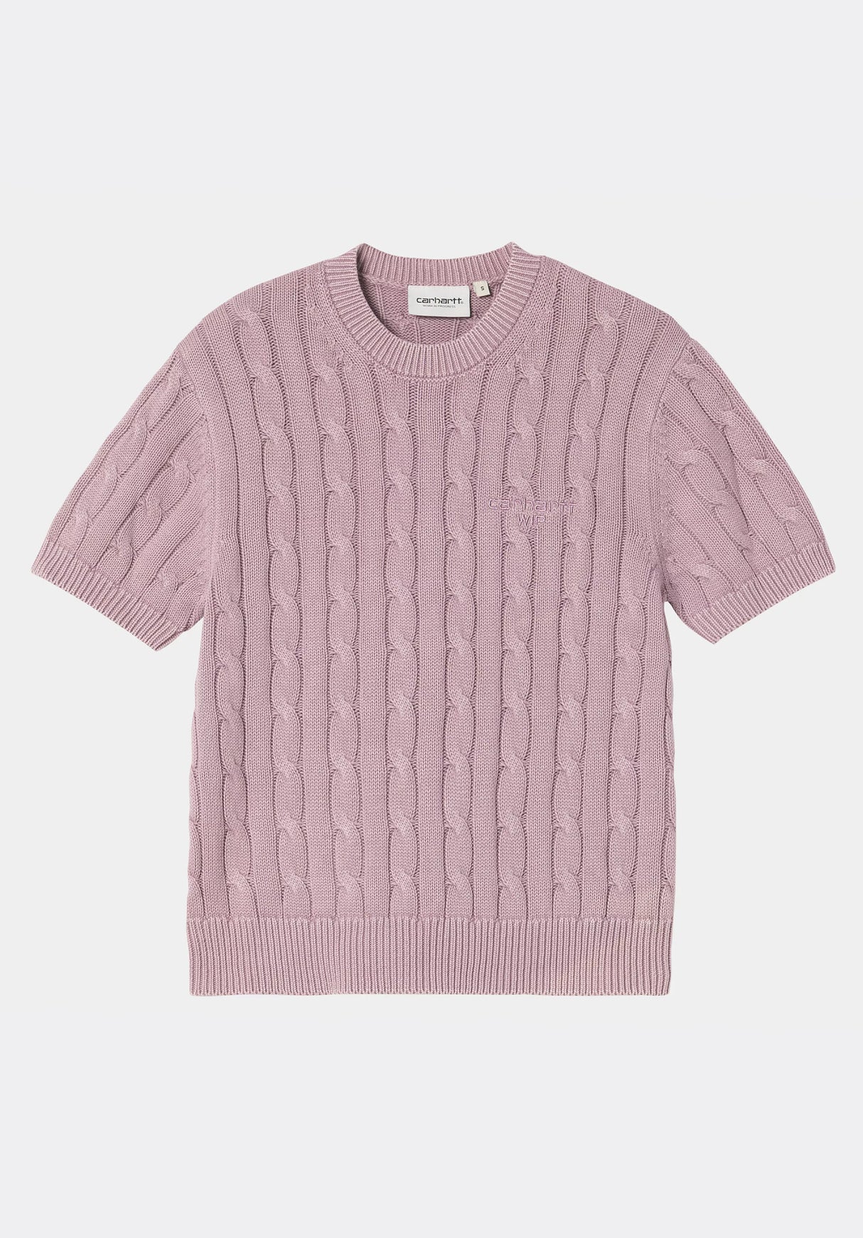 W Carter Knit T-Shirt pinkfoggarmentdyed Vorderansicht