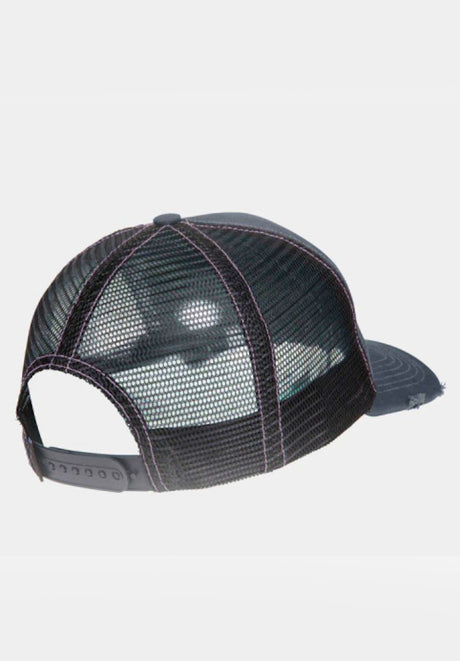 Santa-Cruz Acid Oval Dot Front Meshback Cap slate – Achteraanzicht