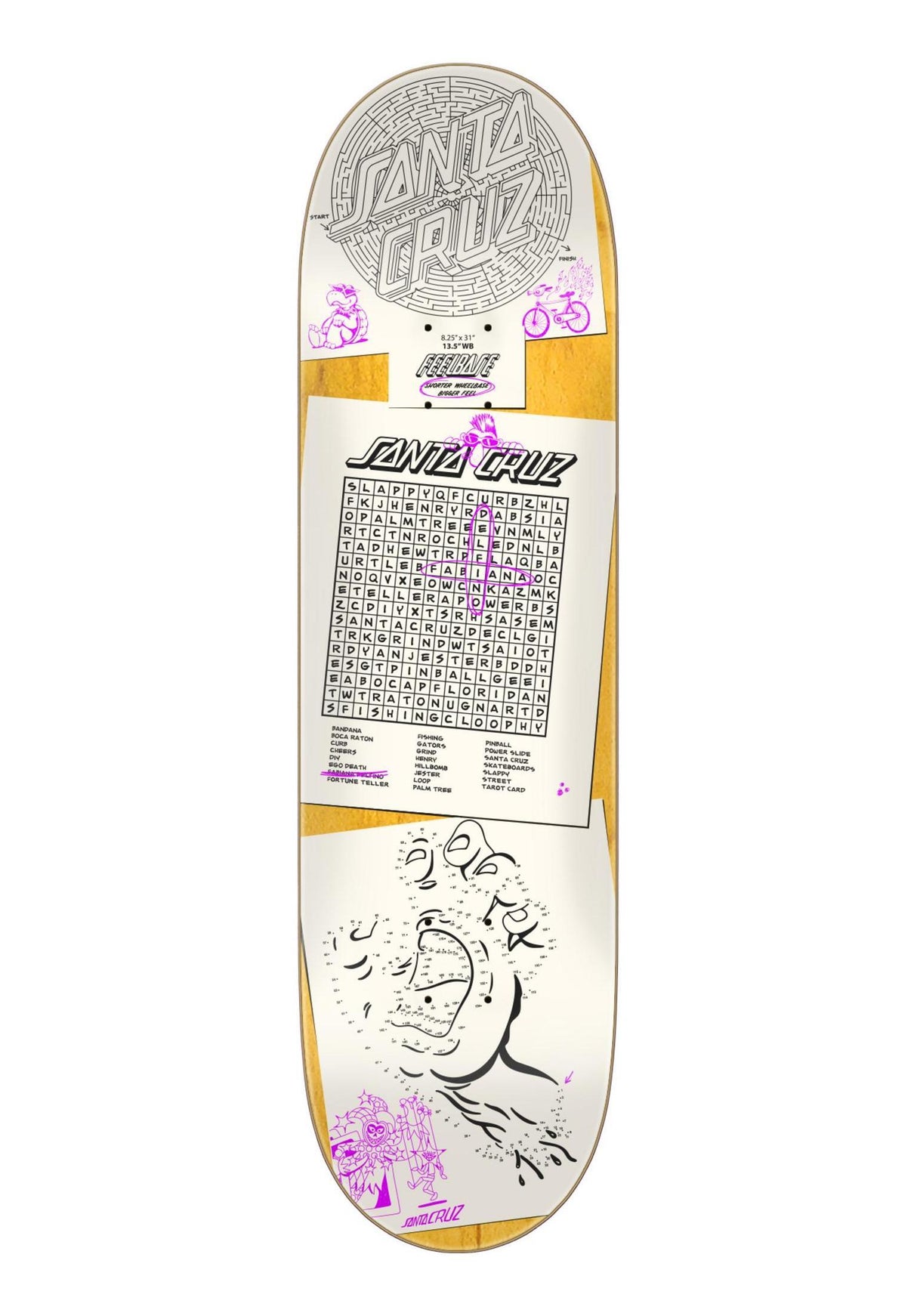 Delfino Scribble FeelBase multicolored Rueckenansicht