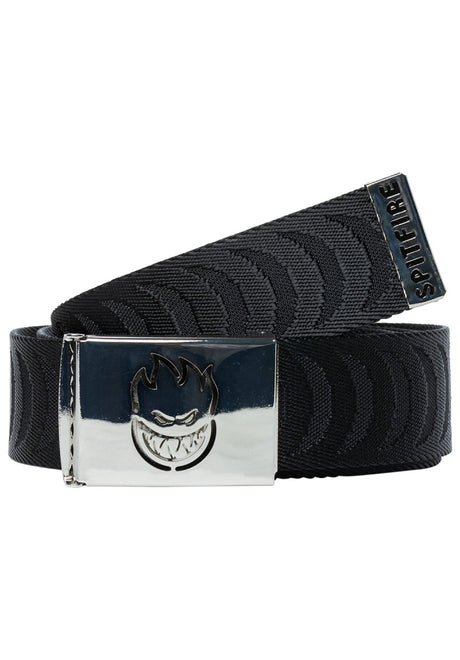 Bighead Cut Out Jacquard Swirl black-black Vorderansicht