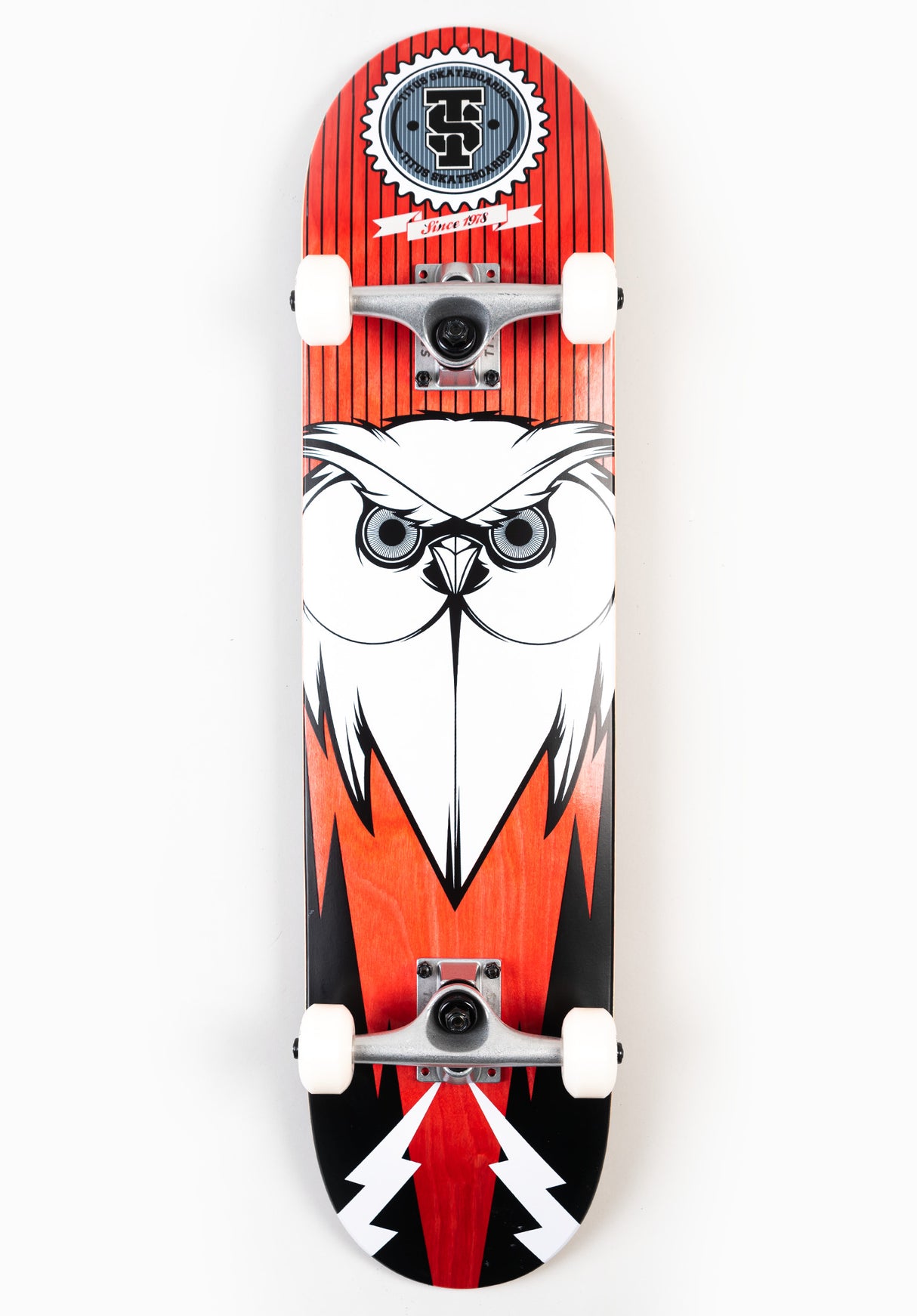 Blackbird Owl black-red-white Vorderansicht